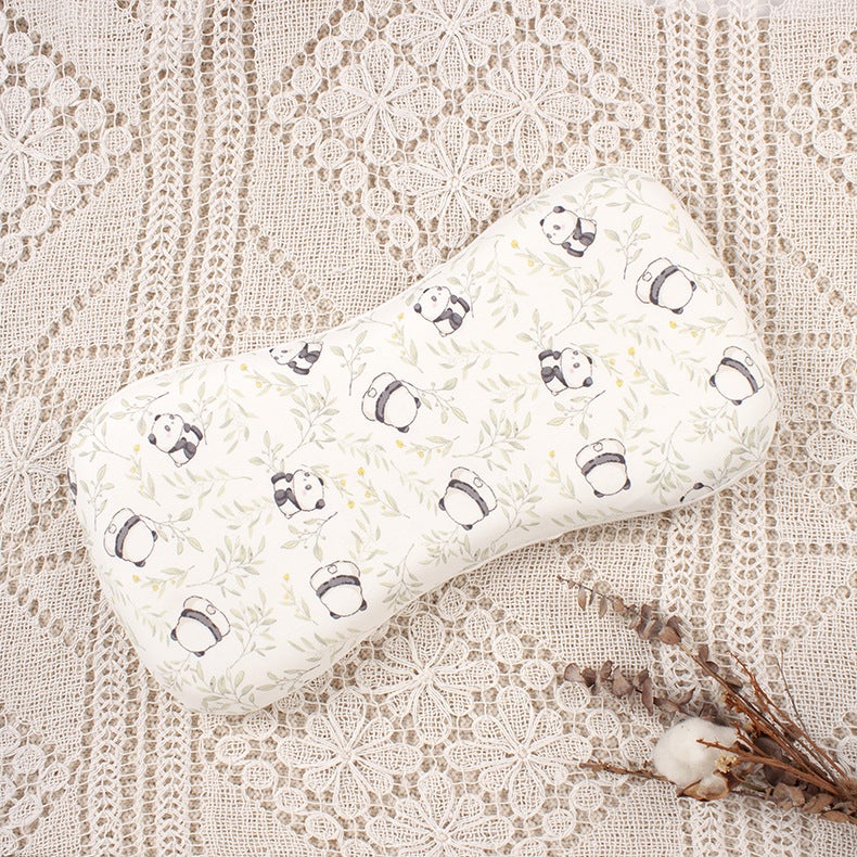 Children'S Pillow Double-Layer Adjustable Second-Generation Upgrade Washable Cotton Memory Foam Neck Protection Breathable Kindergarten Nap Pillow - Image 1
