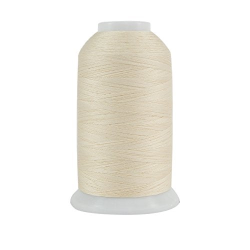 Superior Threads 121029XX972 Papyrus 3-Ply 40W King TUT Cotton Quilting Thread, 2000 yd, Off-White - Image 1