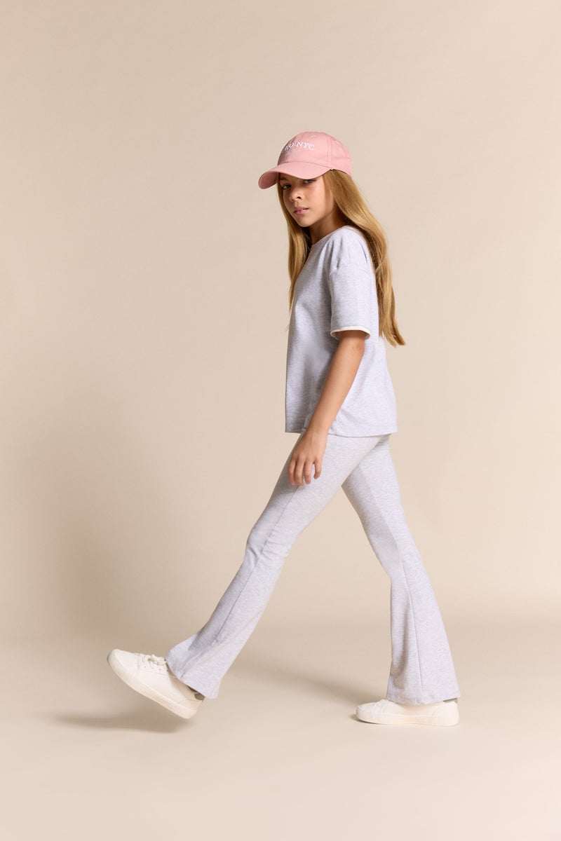 DeFacto Grey Girl Girl Flare Leggings Casual - Image 2