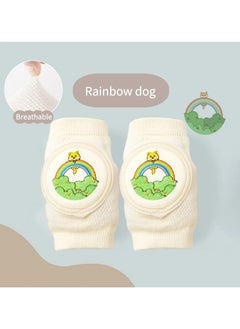 Oasisgalore 2 Pairs Baby Knee Pads for Crawling, Anti-Slip Adjustable Elastic Protect Toddlers Knees  - Image 5