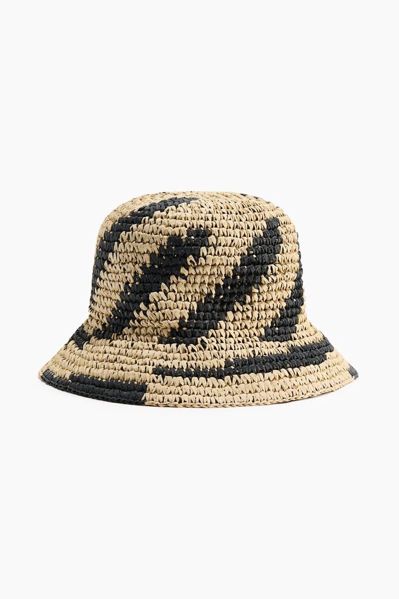 H&M  Handmade straw bucket hat for Women | Best Price UAE