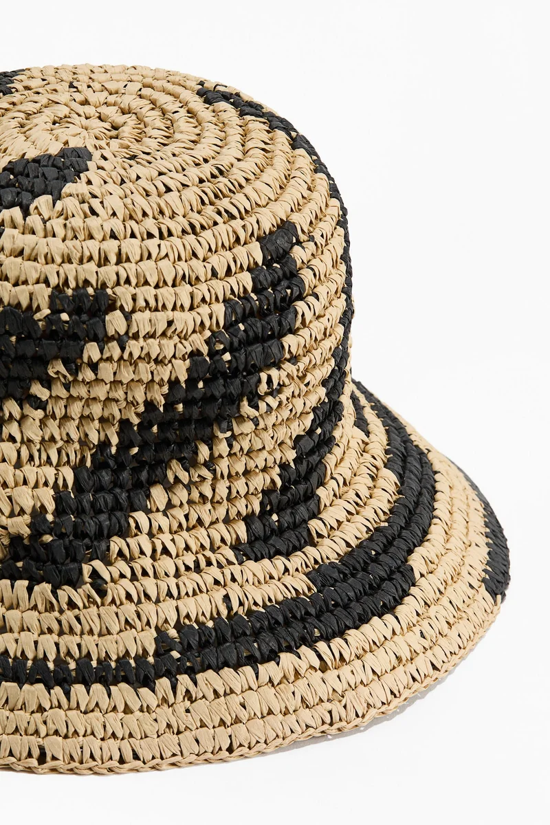 H&M  Handmade straw bucket hat for Women | Best Price UAE