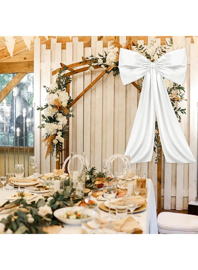 GMORO Bow Decor Large Bow for Room, Coquette Giant Ribbon Tie for Birthday Party Backdrop Wall Decor - Image 5