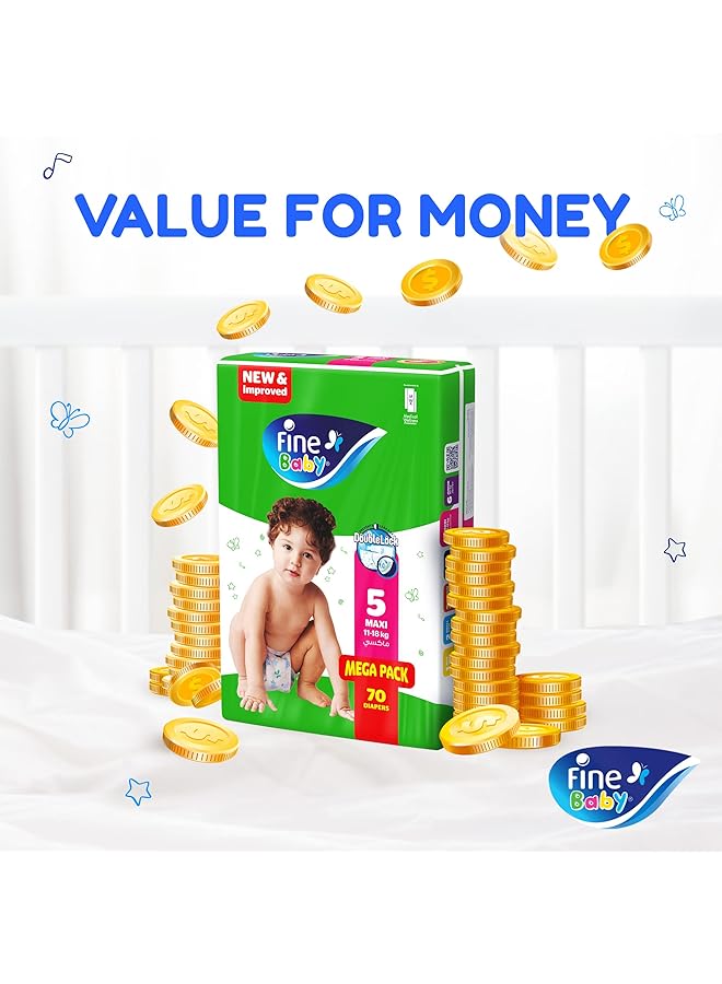 Fine Baby Double Lock Size 4 Large 7 14 Kg Jumbo Pack 48 Diapers - Image 5