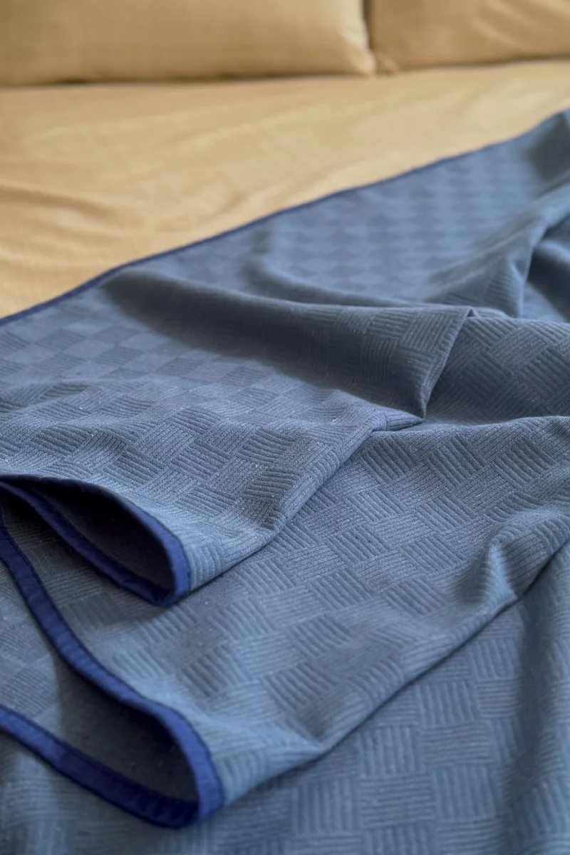 الا توركا Double Natural Cotton Pike Set Indigo