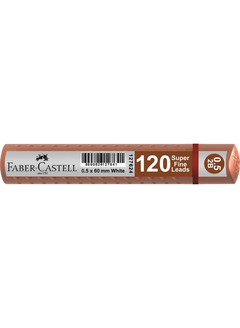 FABER-CASTELL - 2b Grip Min 0.5 mm 60 mm Tip Rose 120 - Image 1