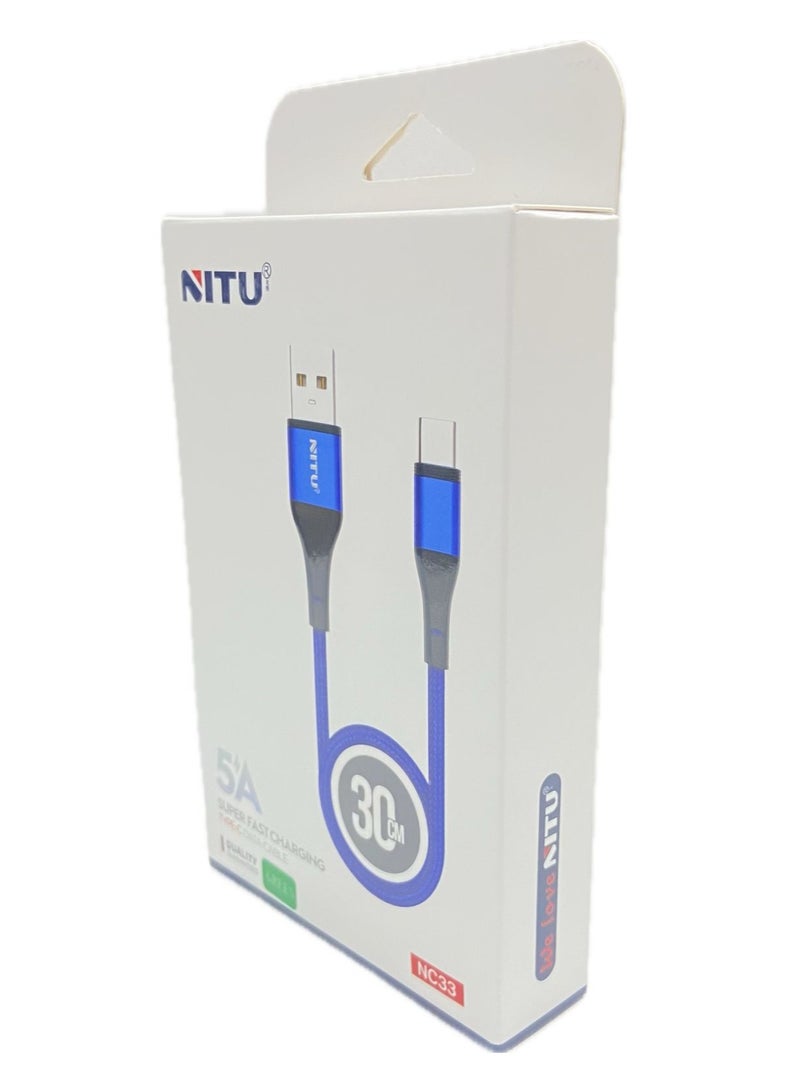 نيتو Nitu Super Fast Charger USB To Type–C Data Cable - Image 4