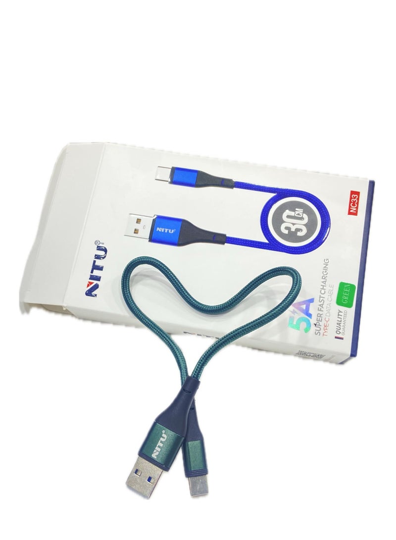 نيتو Nitu Super Fast Charger USB To Type–C Data Cable - Image 5