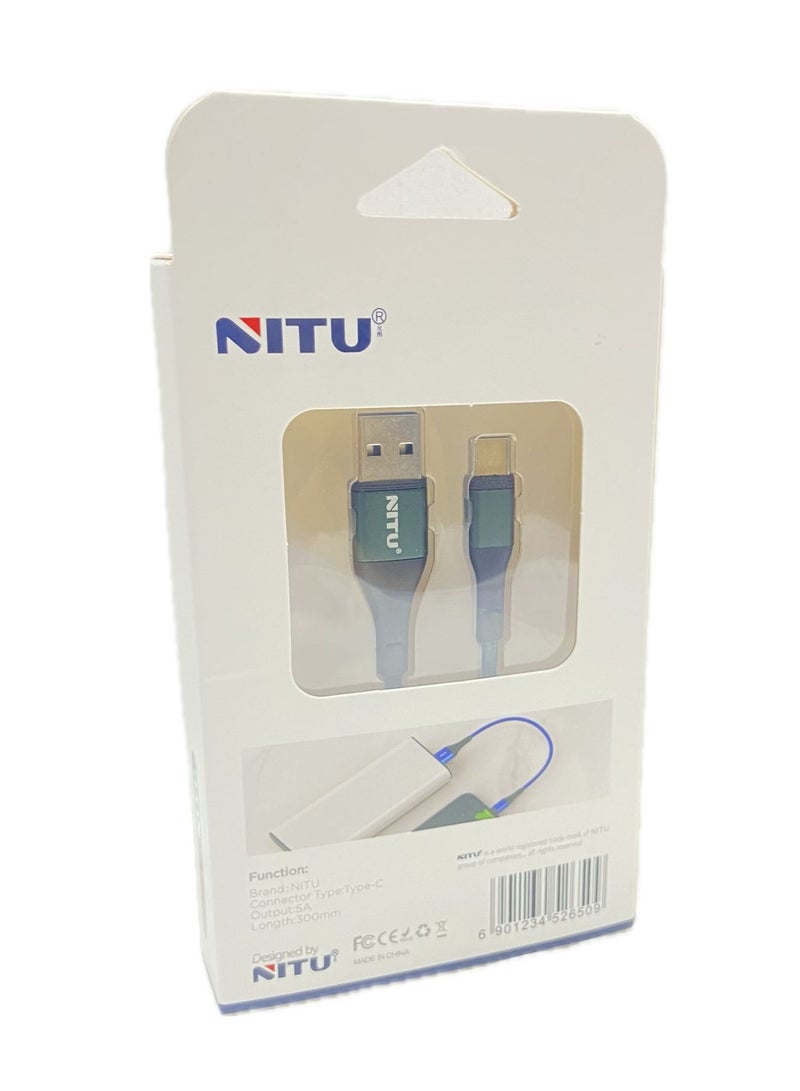 نيتو Nitu Super Fast Charger USB To Type–C Data Cable - Image 3