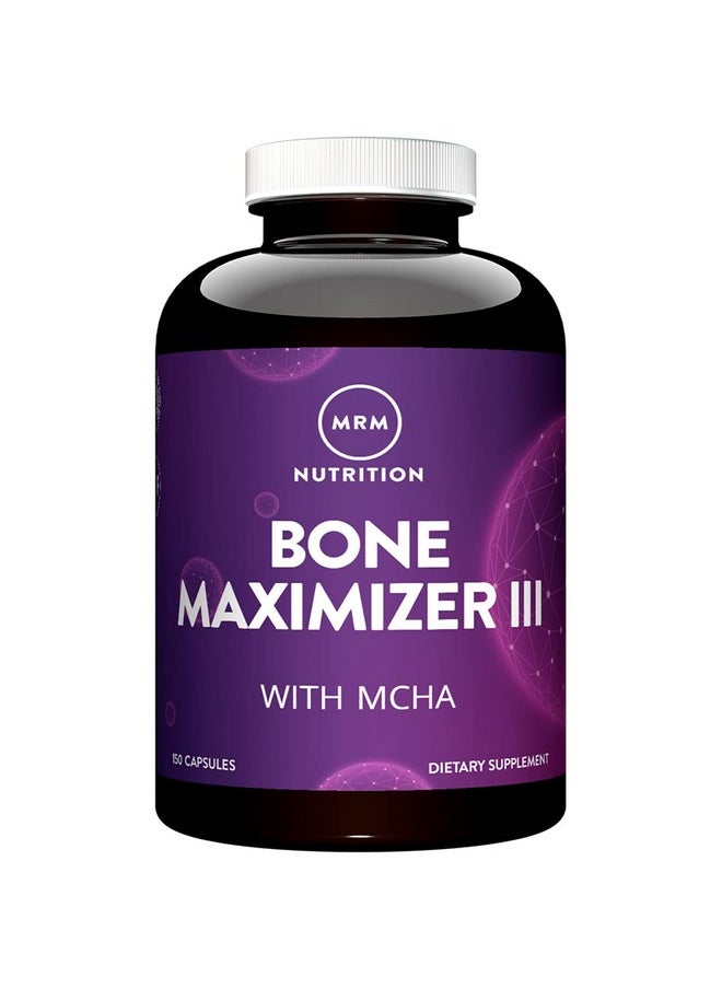 MRM - Nutrition Bone Maximizer® Iii  With Mcha + Vitamin D3 + Vitamin K2  Bone Health  High Potency  Key Vitamins And Minerals For Bones  50 Servings - Image 1