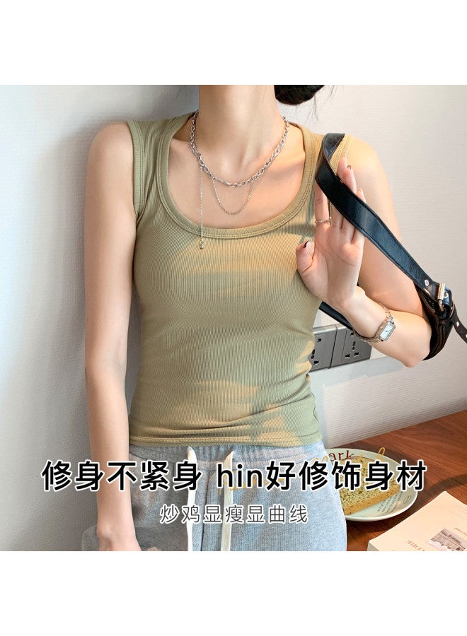 Moonbadi Summer Thin Strap Camisole For Women, Wide Straps To Cover Side Fat, Wear Alone Or As Lining - Image 4