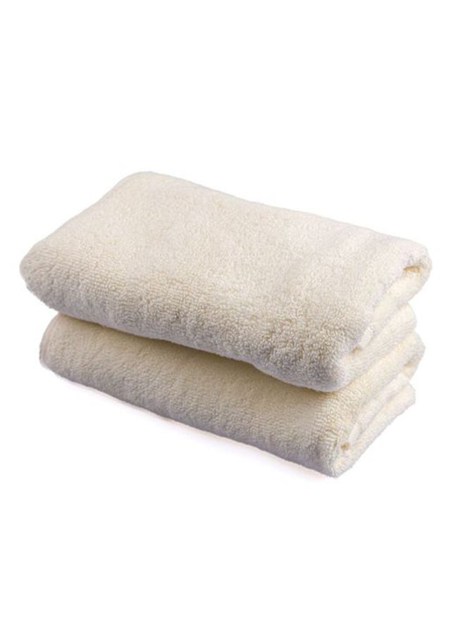 Notte Bianca - 2 Peaces  Hand Towel 40X60 Off White Soft Excellent Absorbing 500 Gsm - Image 1