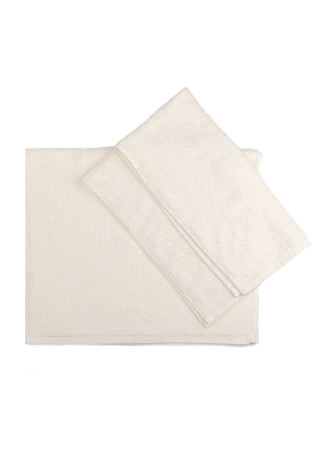 Notte Bianca - 2 Peaces  Hand Towel 40X60 Off White Soft Excellent Absorbing 500 Gsm - Image 1