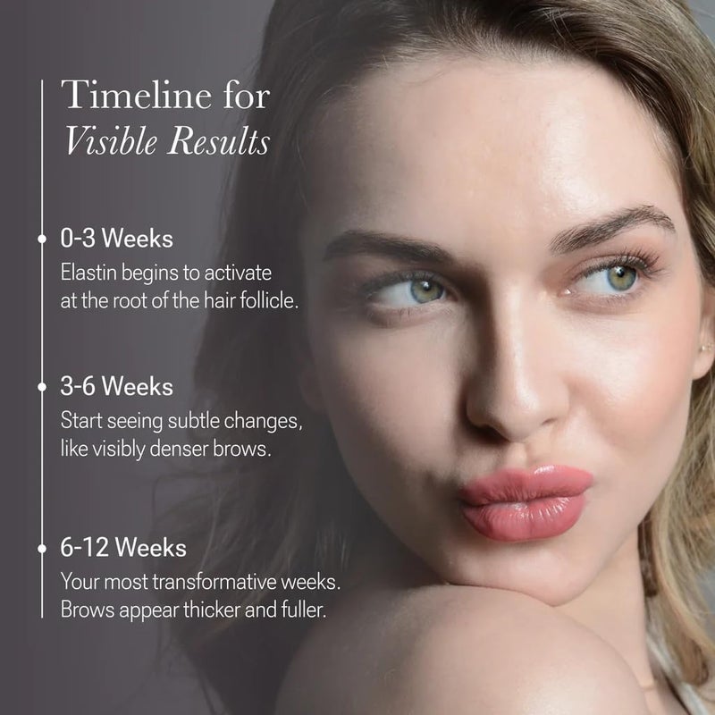 NULASTIN NULASTIN BROW Renewing Serum with Elastaplex, Eyebrow Enhancing Treatment for Thicker Looking Brows, Cruelty-Free (2-pack, 3 ml Each)  - Image 5