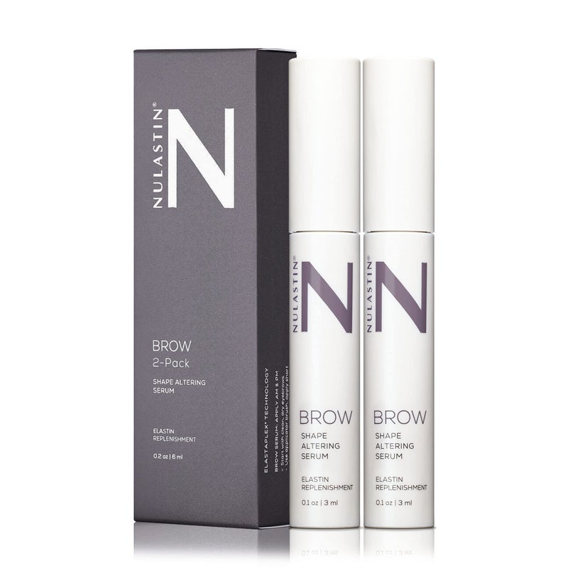 NULASTIN NULASTIN BROW Renewing Serum with Elastaplex, Eyebrow Enhancing Treatment for Thicker Looking Brows, Cruelty-Free (2-pack, 3 ml Each)  - Image 1