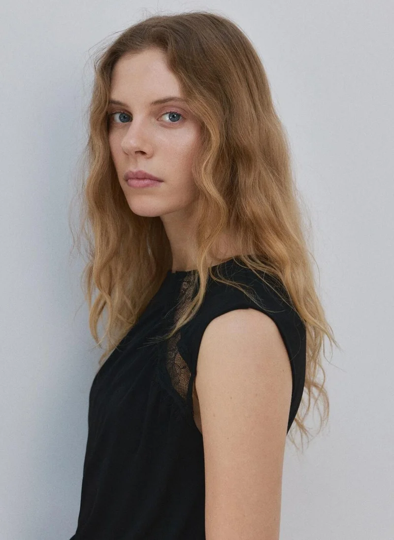 MANGO  Ruched fitted top for Women | Best Price UAE