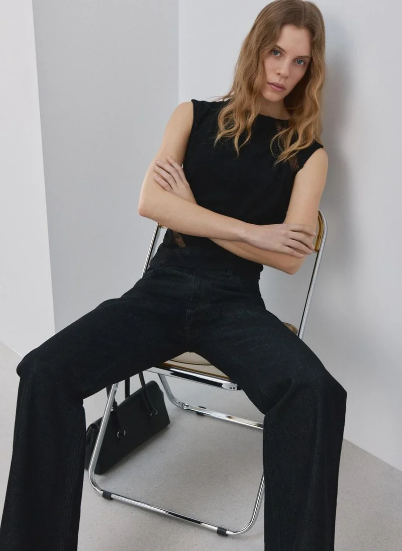 MANGO  Ruched fitted top for Women | Best Price UAE