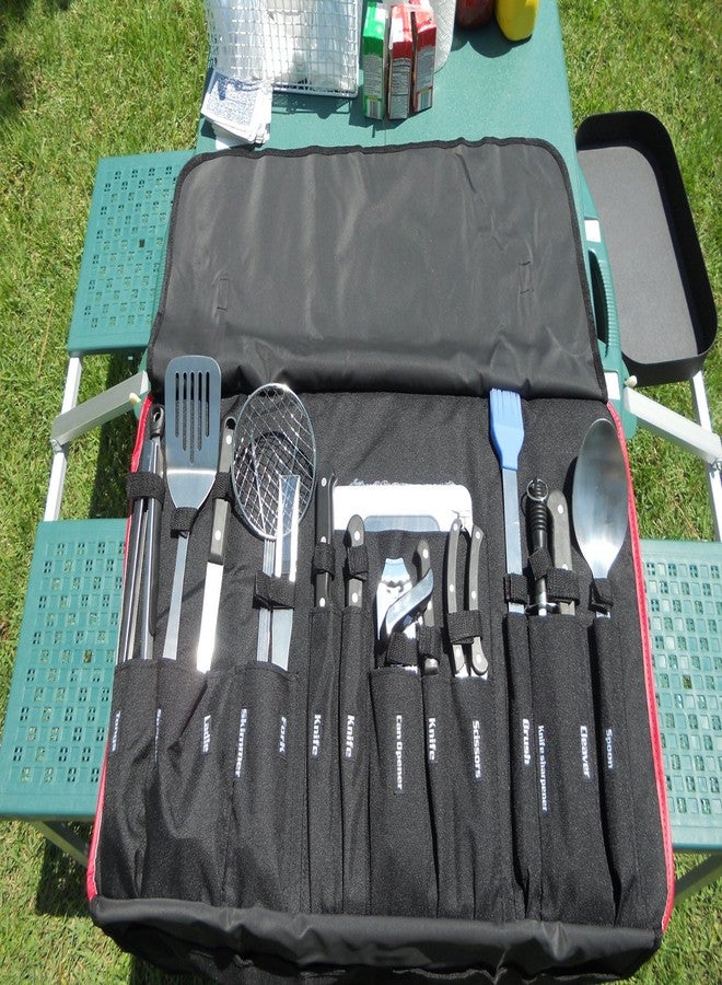 King Kooker 1660 16-Piece Stainless-Steel Tailgating Utensil Set With Carrying Case - Image 4