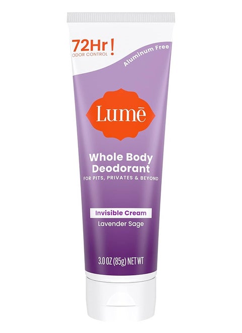 Lume Whole Body Deodorant Safely and Effectively Fights Odor 72 Hour Odor Control  Aluminum Free Baking Soda Free