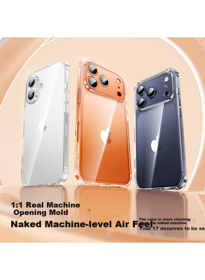 SmartDevil Shanmo Iphone 17 Case, Shockproof Airbag Protection Cover For Iphone 17, Ultra-thin Full Lens Protection Transparent Soft Case, Anti-yellowing Wear-resistant Anti-drop Uni Desig - Image 1