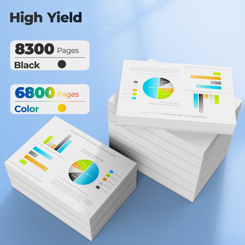 Topcolor Compatible for EPT552 Ink Bottles 6 Pack ET-8550 ET-8500 Replacement for EPT552 Ink Refill Bottle Work for Photo ET 8550 ET8550 Photo ET 8500 ET8500 8550 8500 Printers (BK PB C M Y GY) - Image 3