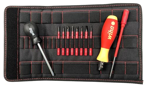 Wiha ويها 28789 مجموعة مفاتيح عزم معزولة مكونة من 11 قطعة (10-50 إن/رطل) ومجموعة شفرات سليم لاين - Image 4