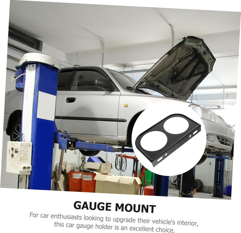 Car Gauge Mount Holder Dual Instrument Panel Bracket for Easy Installation Durable Design Fits Car Interiors for Car Enthusiasts Finish - Image 5