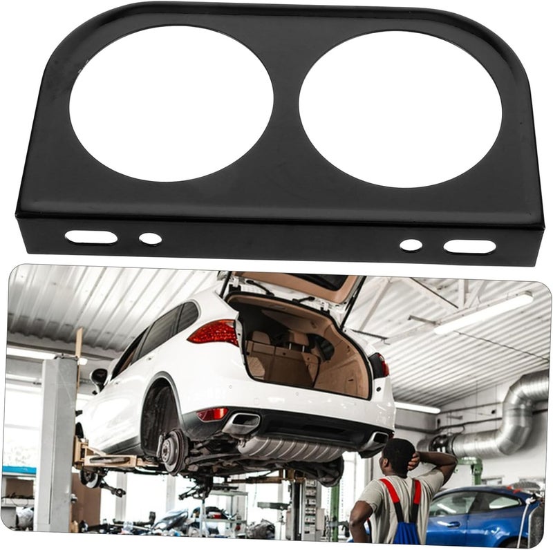 Car Gauge Mount Holder Dual Instrument Panel Bracket for Easy Installation Durable Design Fits Car Interiors for Car Enthusiasts Finish - Image 3