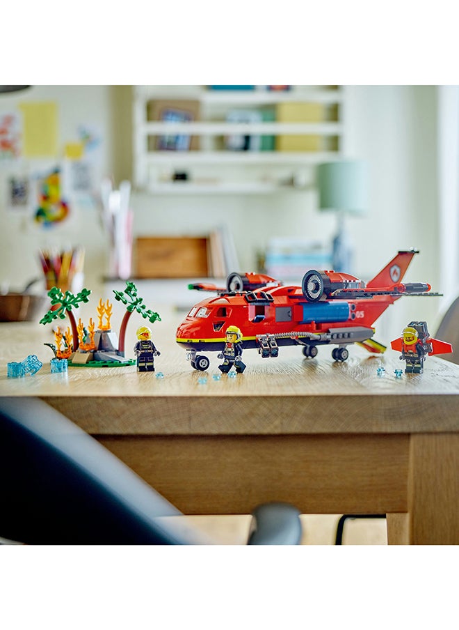 LEGO - 60413 City Fire Rescue Plane Toy For Kids And Fans Of Firefighter Toys, Fun Birthday Gift Idea For Boys And Girls Aged 6 Plus Who Love Imaginative Play, Includes 3 Minifigures (478 Pieces) - Image 1