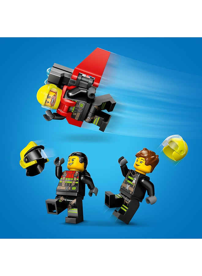 LEGO - 60413 City Fire Rescue Plane Toy For Kids And Fans Of Firefighter Toys, Fun Birthday Gift Idea For Boys And Girls Aged 6 Plus Who Love Imaginative Play, Includes 3 Minifigures (478 Pieces) - Image 1