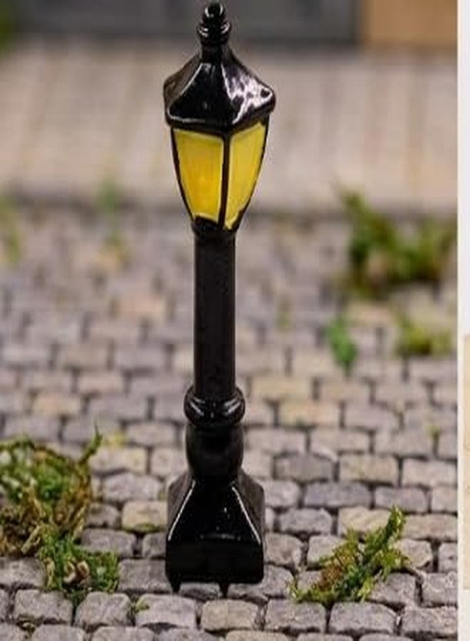 53 Arts Miniature Street Lamp Set (4 PCS) – LED Architectural Model Lights for DIY Crafts, Dollhouse Decor, Mini Garden & Model Building Accessories - Image 2