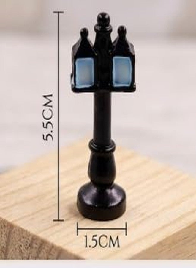 53 Arts Miniature Street Lamp Set (4 PCS) – LED Architectural Model Lights for DIY Crafts, Dollhouse Decor, Mini Garden & Model Building Accessories - Image 3