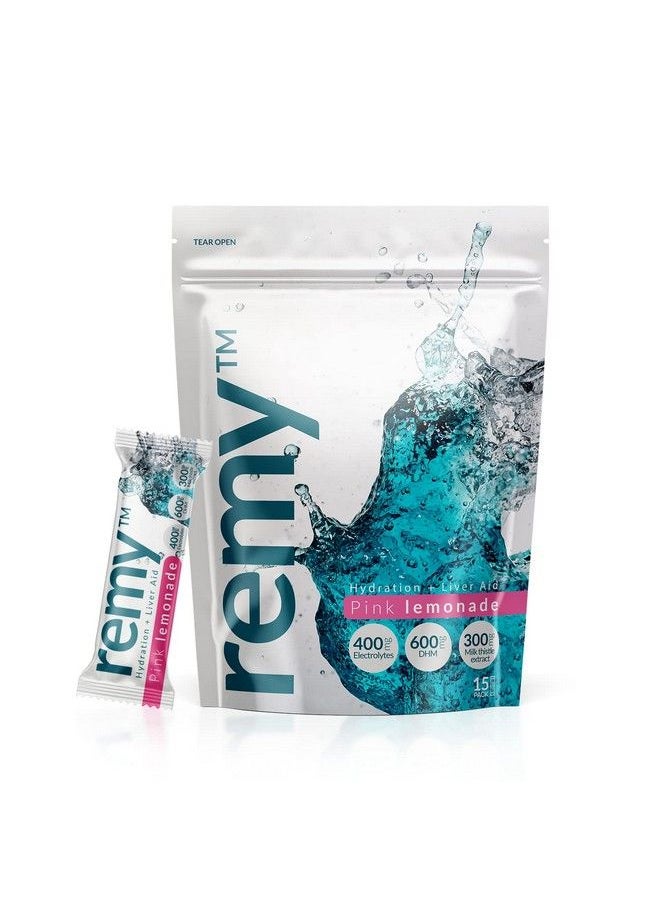 Remy - Hydration + Liver Aid 15 Electrolyte Powder Packets Hangover Relief Dhm Milk Thistle White Willow Bark Vitamin B For Better Mornings - Image 1