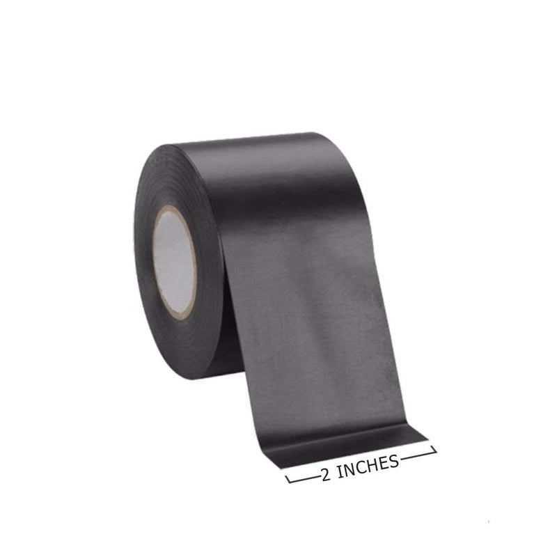 TAPIX Premium Quality Electrical Tape • 2 in Wide • 66 ft Long • Flame Retardant Vinyl • 7 mil Thick • Black - Image 3