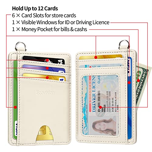 EcoVision Slim Minimalist Front Pocket Wallet, RFID Blocking Credit Card Holder Wallet with Detachable D-Shackle for Men Women - Image 5