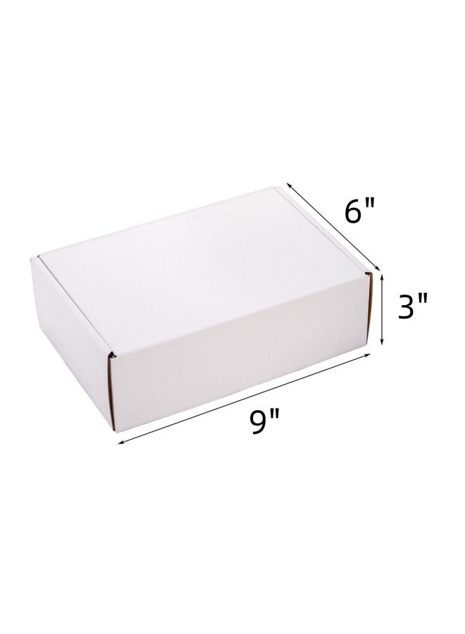 Dicunoy 30 Pack Shipping Boxes For Small Business, 9 X 6 X 3 Inches White Small Cardboard Boxes, Thick Corrugated Mailers Boxes For Mailing Packing Literature Mailer, Gift Package - Image 2