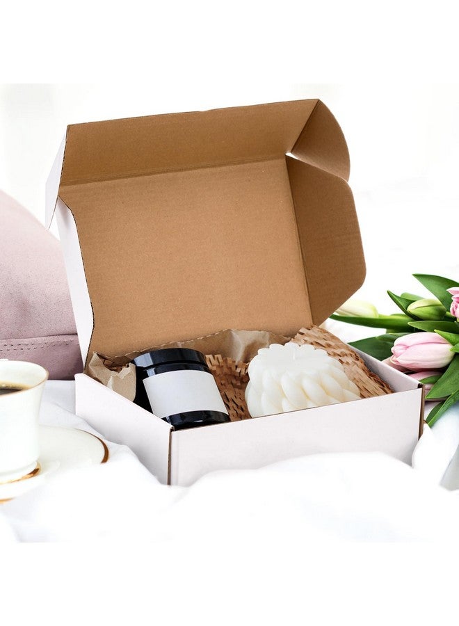 Dicunoy 30 Pack Shipping Boxes For Small Business, 9 X 6 X 3 Inches White Small Cardboard Boxes, Thick Corrugated Mailers Boxes For Mailing Packing Literature Mailer, Gift Package - Image 3