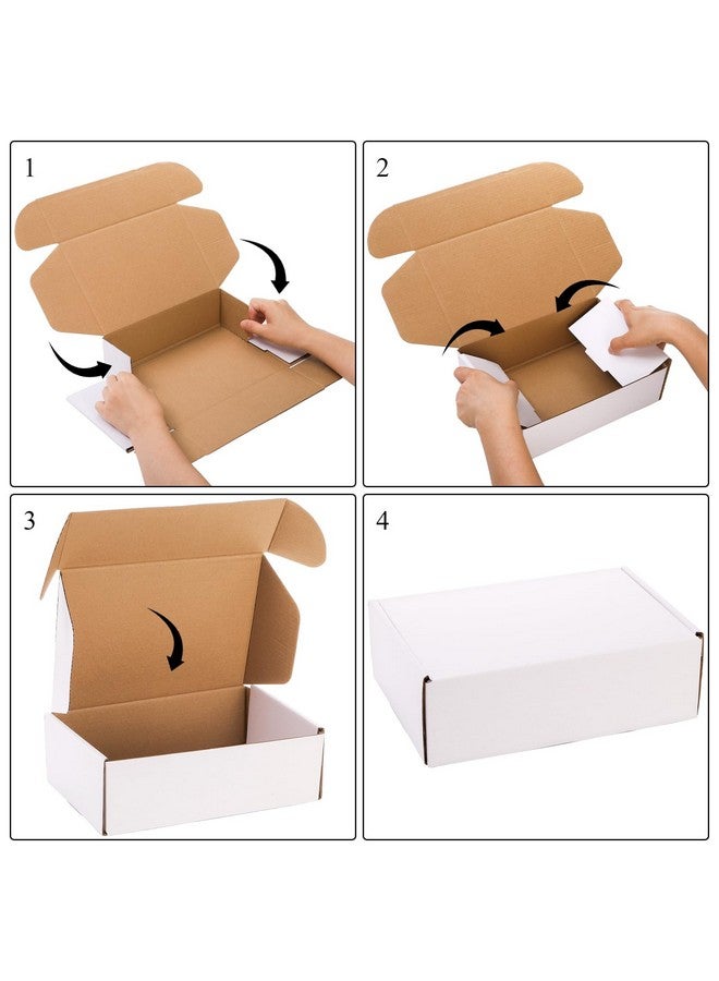 Dicunoy 30 Pack Shipping Boxes For Small Business, 9 X 6 X 3 Inches White Small Cardboard Boxes, Thick Corrugated Mailers Boxes For Mailing Packing Literature Mailer, Gift Package - Image 5