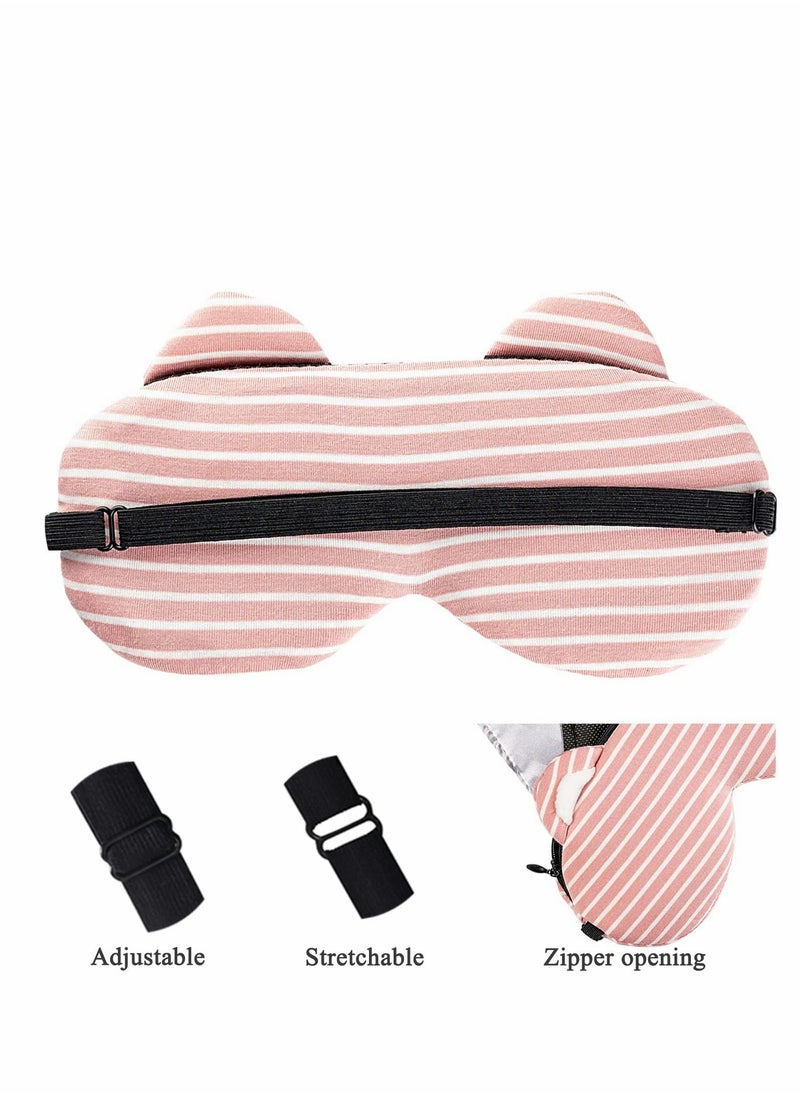 Excefore - Heated Eye Mask, Heat Mask for Sleeping, Warm Compress Dry Eyes, USB Electric Heating Pad with Time Control, Relieve Syndrome, Stye, Blepharitis, A Great Sleep Artifact - Image 1
