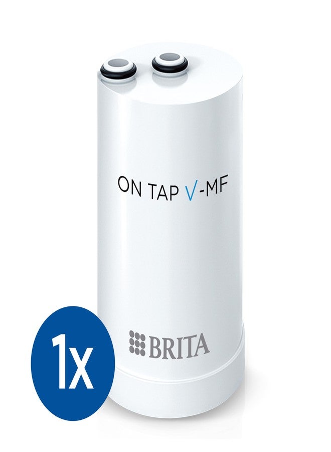 BRITA On Tap V-MF Water Filter Cartridge | Pack of 1 (600L/4 Months) | 99.99% Bacteria-Free | Reduces Chlorine, Lead, PFAS, Microplastics | Preserves Minerals | German Quality | For Municipal Water - Image 2
