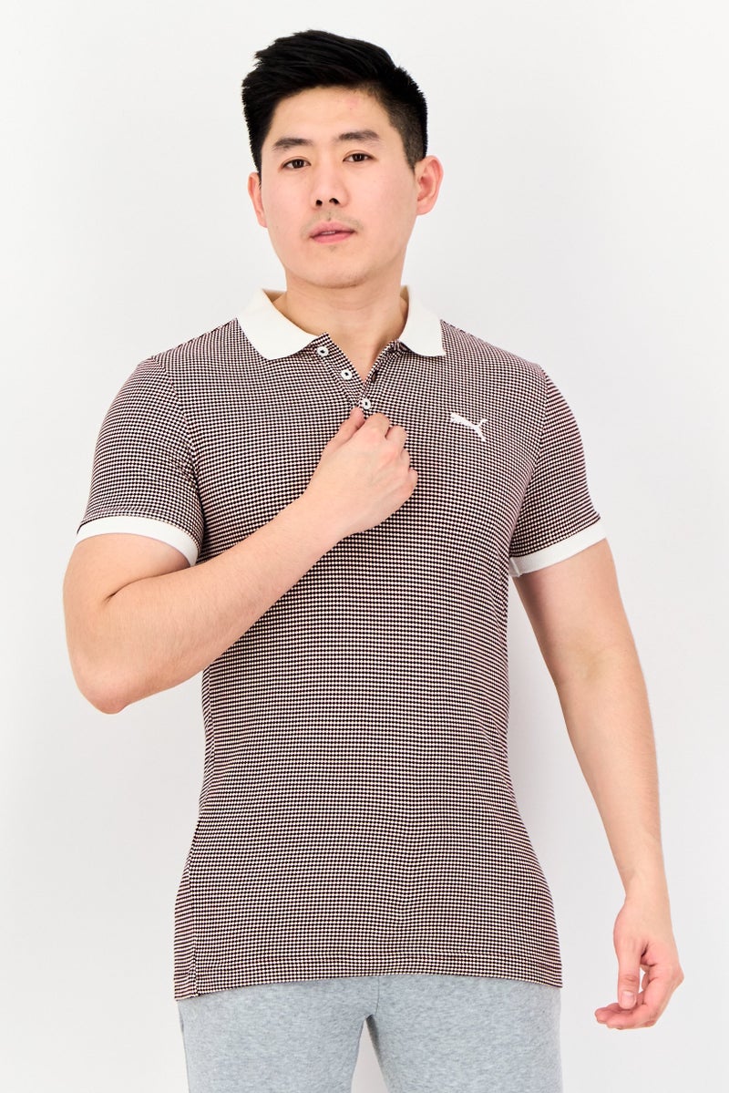 Puma X One 8 Men SlimFit Short Sleeve Outdoor Polo Shirt, Multicolor - Image 1