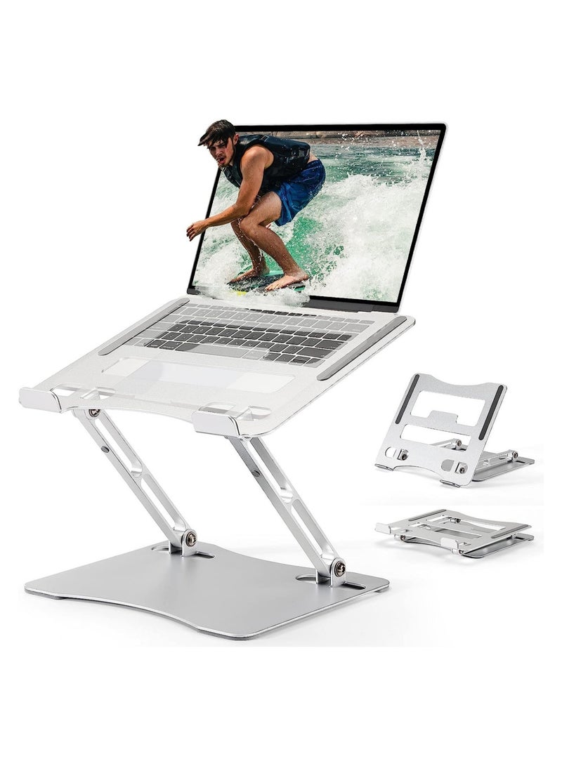 ELTRAZONE Laptop Stand Foldable Height Lift Laptop Stand Heat Dissipation,Ergonomic Design,Compatible with MacBook Air/Pro Dell HP XPS Lenovo - Image 1