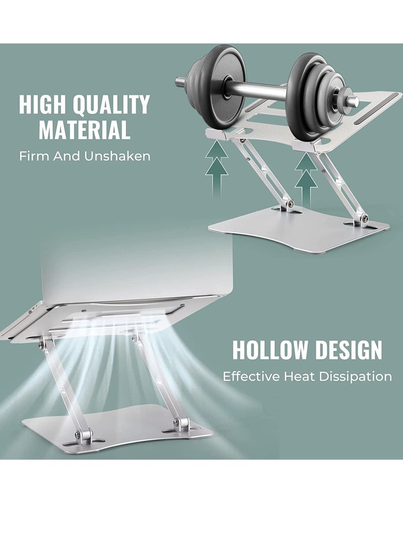 ELTRAZONE Laptop Stand Foldable Height Lift Laptop Stand Heat Dissipation,Ergonomic Design,Compatible with MacBook Air/Pro Dell HP XPS Lenovo - Image 4