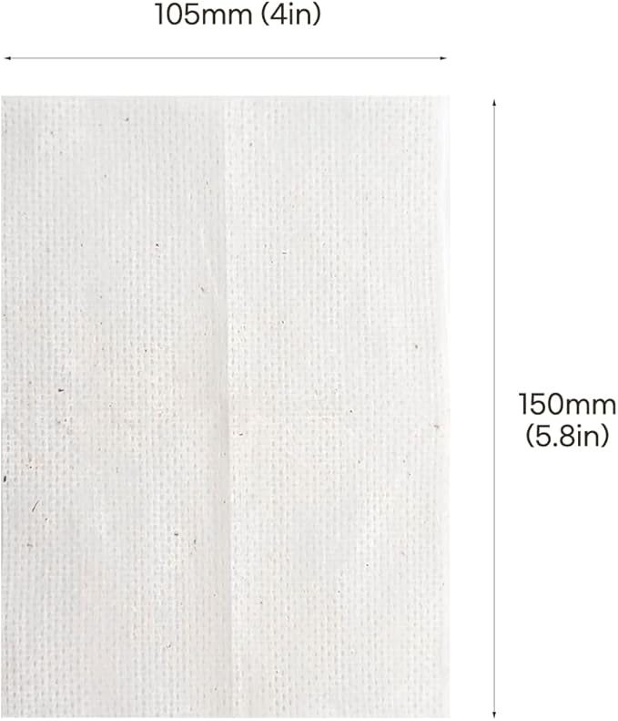 varuza Kbeauty Lint Free Unbleached NonFluorescent 3Layered Cotton Pads Large Size Cotton Sheet for face 200 Count Pack of 1 Cotton Sheet Textured Type 6 x 4 in