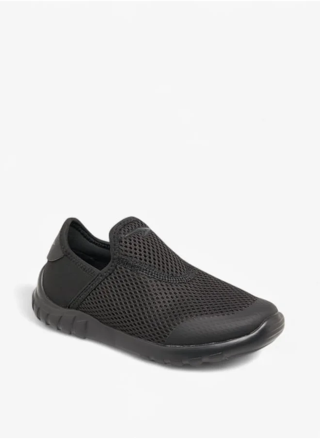 Dash Boys Mesh Textured Slip-On Sports Shoes