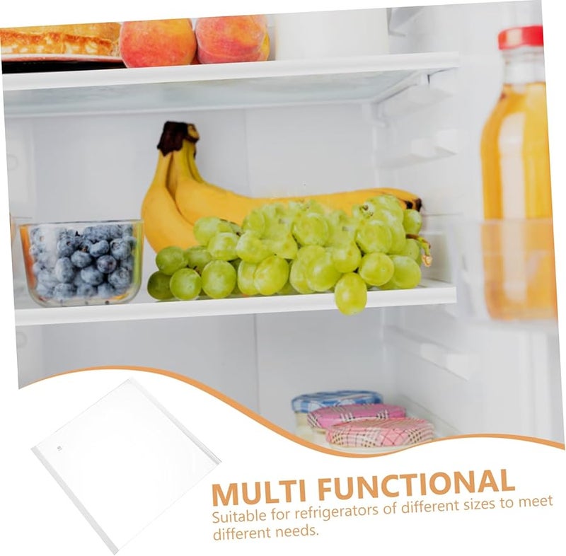 رفيقة تخزين الثلاجة من الزجاج المقسى بديل رف الفريزر منظف المشروبات - Image 4