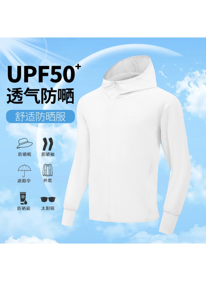 Jeanswest Summer Lightweight Outdoor Uv Protection Printed Sun Hoodie For Men, Youth Sports Fashion Casual Jacket - Image 4