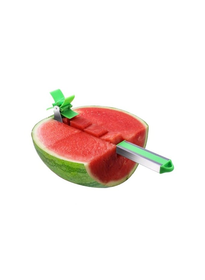 erorex Watermelon Slicer Cutter - Stainless Steel Knife Corer Fruit Vegetable Tools Kitchen Gadgets with Melon Baller Scoop Extra - Image 4