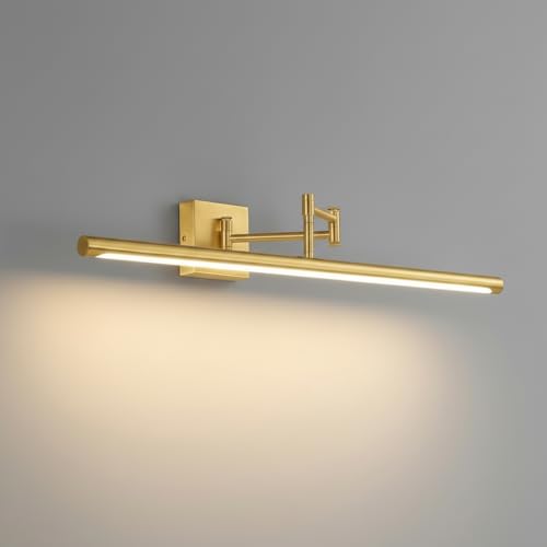 Decor chronicle 500 mm LED Mirror/Picture/Vanity Light with Warm White and Luxurious Gold Finish with 3 Step Light Mode & Adjustable Head (Warm, Cold and Natural) - Image 1