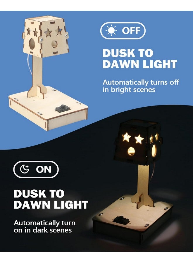 Poraxy ألعاب STEM 6 في 1 من بوركسي للأطفال من عمر 8-12 سنة، مجموعات STEM، ألغاز خشبية ثلاثية الأبعاد، مشاريع علمية تعليمية لبناء نماذج، هدايا عيد ميلاد للأولاد والبنات من عمر 7 8 9 10 11 12 13 سنة - Image 5